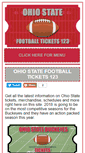 Mobile Screenshot of ohiostatefootballtickets123.com